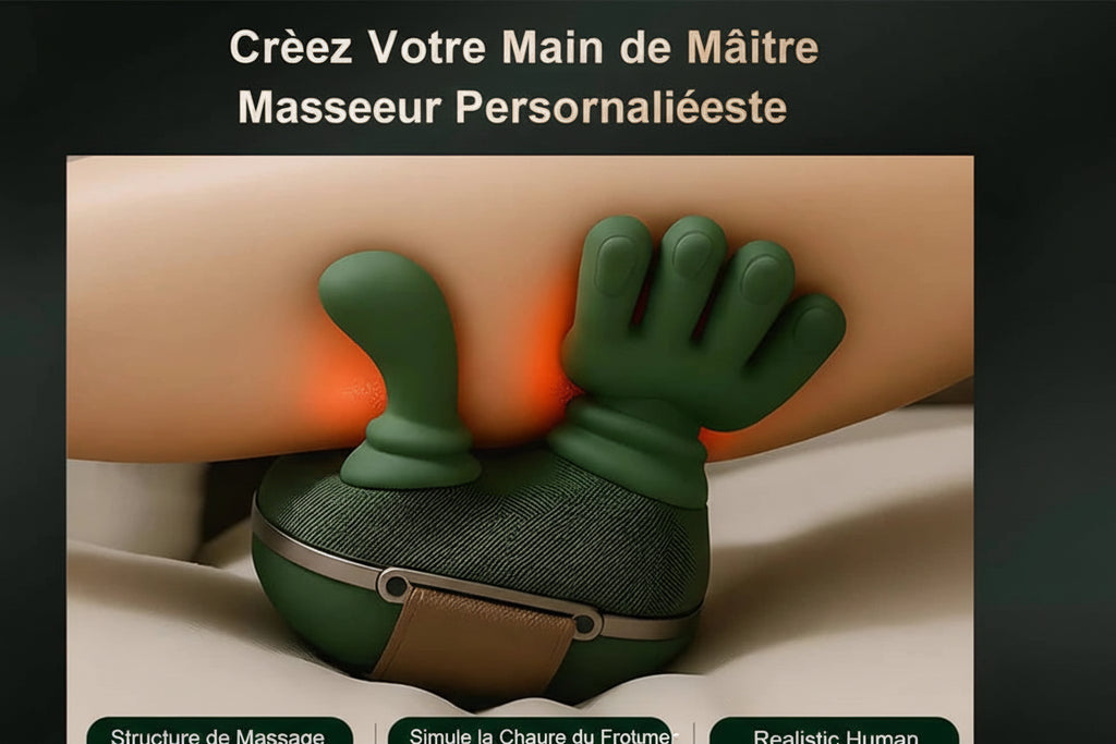 Masseur Cervical Bionique N7 - Massage Shiatsu Chauffant 3 Modes