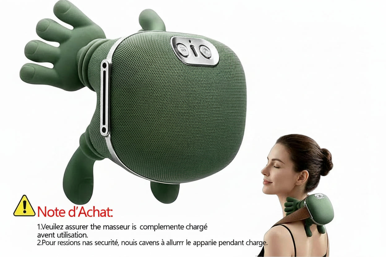 Masseur Cervical Bionique N7 - Massage Shiatsu Chauffant 3 Modes